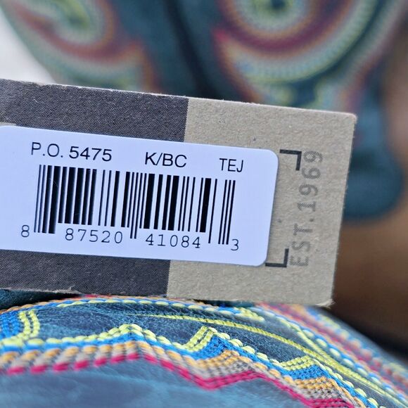 NWT Dingo True Grit Embroidered Square Toe Cowboy Brown Casual Boots Men's 10D - Picture 9 of 10